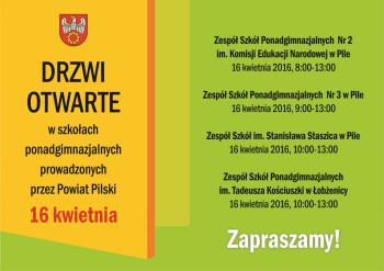 Drzwi Otwarte w szkołach ponadgimnazjalnych – ciąg dalszy