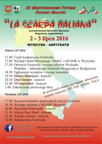 Wydarzenia na weekend 1-3 lipca 2016r.