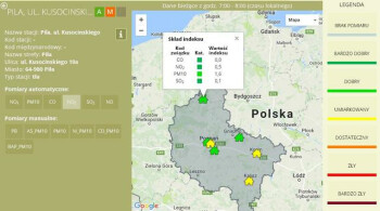 Ostrzeżenie: przekroczenie dopuszczalnego poziomu dla pyłu PM10