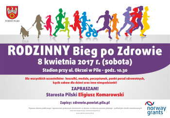 Zapraszamy na Rodzinny Bieg po Zdrowie