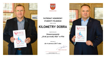 Kilometry Dobra pod patronatem Starosty Pilskiego