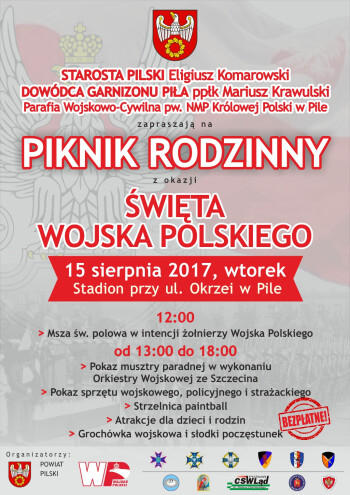 Piknik rodzinny i wojskowe atrakcje 