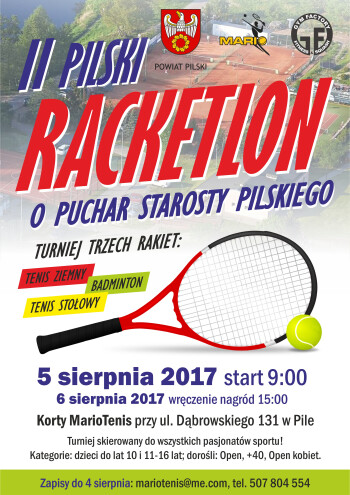 Weź udział w Pilskim Racketlonie!