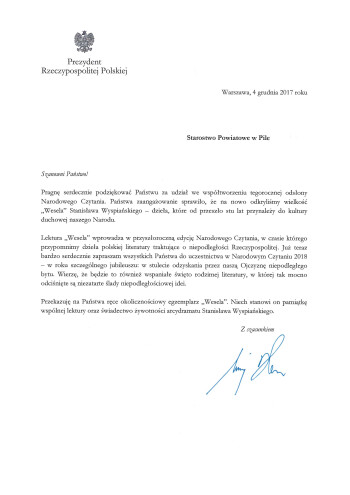 Prezydent RP Andrzej Duda