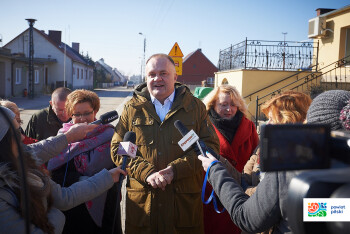 Otwarcie drogi w Bąkowie