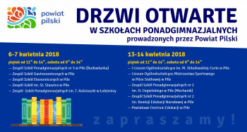 Drzwi otwarte w szkołach średnich. Gimnazjalisto, wybierz się!  