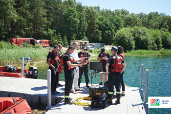 Strażacy nurkowie z Wielkopolski szkolą się w Pile