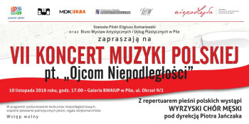 Wydarzenia na Święto Niepodległości: koncert, wspólne śpiewanie hymnu, bieg. Zapraszamy!