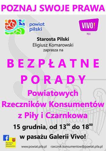 Bezpłatne porady. Poznaj swoje prawa 