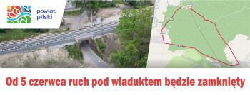 Zamknięty będzie ruch pod wiaduktem na ul. Kalina w Pile