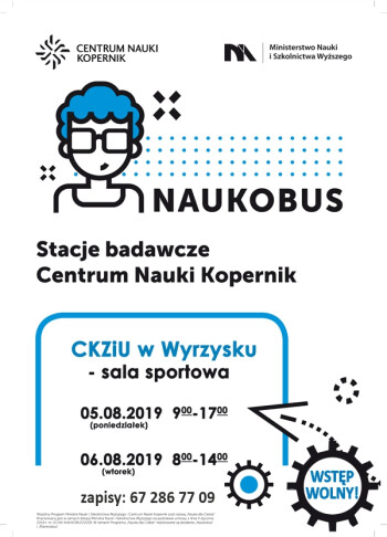 NAUKOBUS z Centrum Nauki Kopernik w wyrzyskim CKZIU!                               