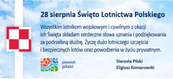 Z najlepszymi życzeniami dla wszystkich lotników