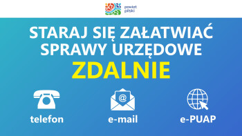 Sprawy urzędowe możesz załatwić zdalnie 