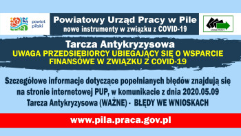 Najczęściej popełniane błędy przez przedsiębiorców we wnioskach o wsparcie w ramach Tarczy Antykryzysowej