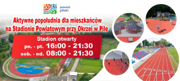 Stadion Powiatowy przy Okrzei w Pile otwarty dla mieszkańców