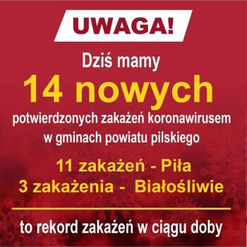 Dobowy rekord. Od początku epidemii zaraziło się 107 osób