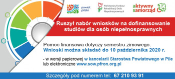 Pomoc finansowa na studia dla osób z niepełnosprawnością