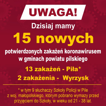 Koronawirus wśród 9 słuchaczy Szkoły Policji w Pile