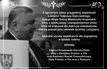 Zmarł Tadeusz Dąbrowski, były wójt Miasteczka Krajeńskiego