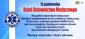 Dziękujemy ratownikom medycznym za ich poświęcenie