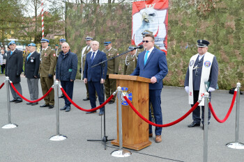 Wicestarosta pilski gratulował młodym adeptom sztuki wojskowej 