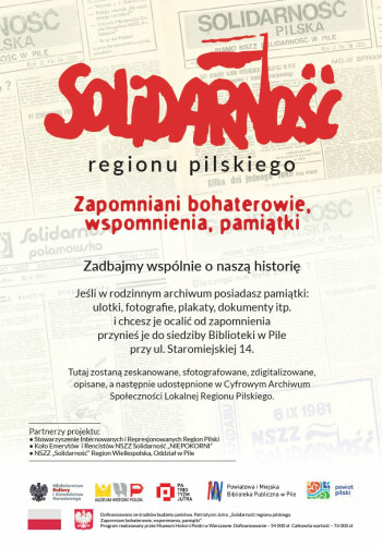 Biblioteka digitalizuje pamiątki po Solidarności Regionu Pilskiego