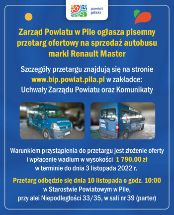 Przetarg na sprzedaż autobusu 