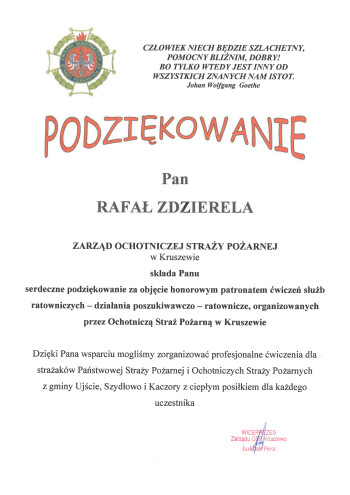 Zarząd Ochotniczej Straży Pożarnej w Kruszewie 