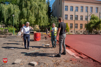 Budowa boiska przy Ekonomiku  już na ukończeniu