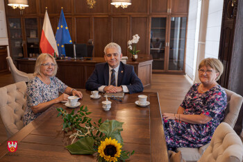 Przedstawicielki NUTW w Pile gośćmi starosty pilskiego