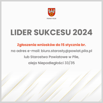 Zgłoś kandydatów do Lidera Sukcesu 2024