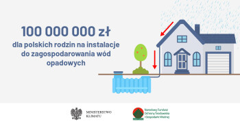 Dotacje na przydomowe instalacje zatrzymujące wody opadowe