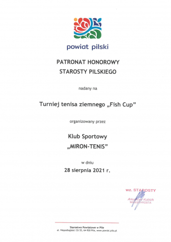 Turniej tenisa ziemnego "Fish Cup"