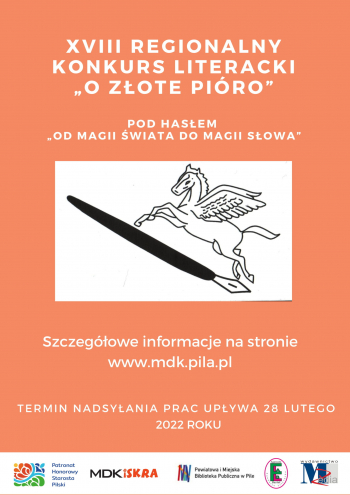 XVIII Regionalny Konkurs Literacki "O Złote Pióro"