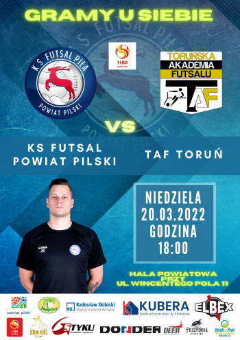 Mecz KS FUTSAL Powiat Pilski z TAF Toruń 