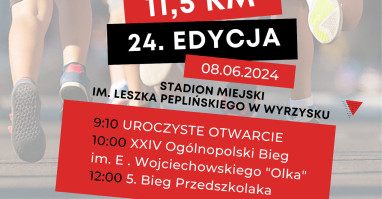 24. Ogólnopolski Uliczny Bieg im. E. Wojciechowskiego "Olka"