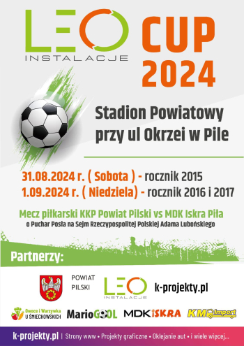 LEO CUP 2024 - turnieje piłkarskie na stadionie przy Okrzei w Pile 