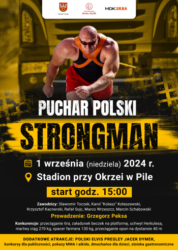 Puchar Polski STRONGMAN na stadionie przy Okrzei w Pile 