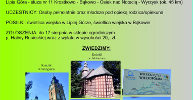 Rajd Rowerowy "Z wizytą u sąsiadów - po drugiej stronie Noteci"