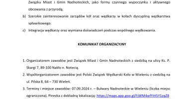 IX Spławikowe Drużynowe Zawody Wędkarskie Związku Miast i Gmin Nadnoteckich o „Puchar Noteci”