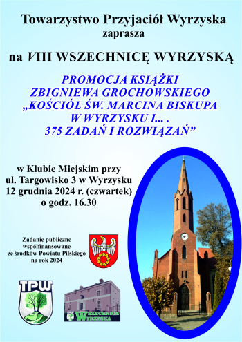 VIII Wszechnica Wyrzyska i promocja ksiązki  