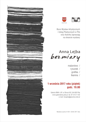 Otwarcie wystawy prac Anny Lejby - malarstwo, rysunek, grafika, tkanina