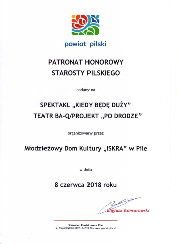 Spektakl "Kiedy będę duży"