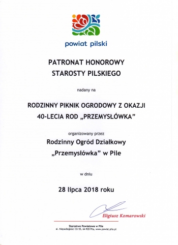 Rodzinny Piknik Ogrodowy z okazji 40-lecia ROD "Przemysłówka"