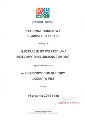 "Ilustracje do wierszy Jana Brzechwy oraz Juliana Tuwima"