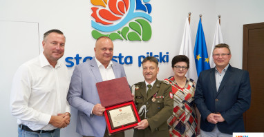Zarząd Powiatu podziękował za współpracę Wojskowemu Komendantowi Uzupełnień w Pile 