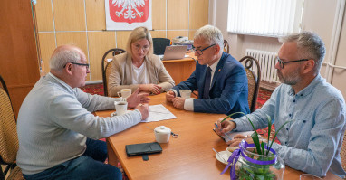 Rozmowy na temat rewitalizacji kolejki wąskotorowej w Białośliwu 