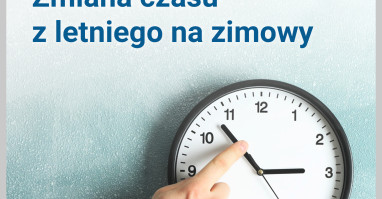 W nocy zmiana czasu z letniego na zimowy