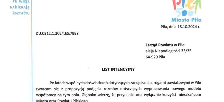  Prezydent Piły proponuje przejęcie w...