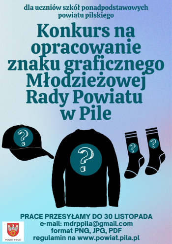 Konkurs na logo Młodzieżowej Rady Powiatu Pilskiego 